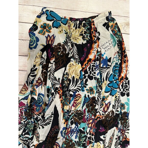 NWT Grace Elements bohemian maxi skirt vibrant, multi-colored floral Medium $68 - Picture 2 of 7